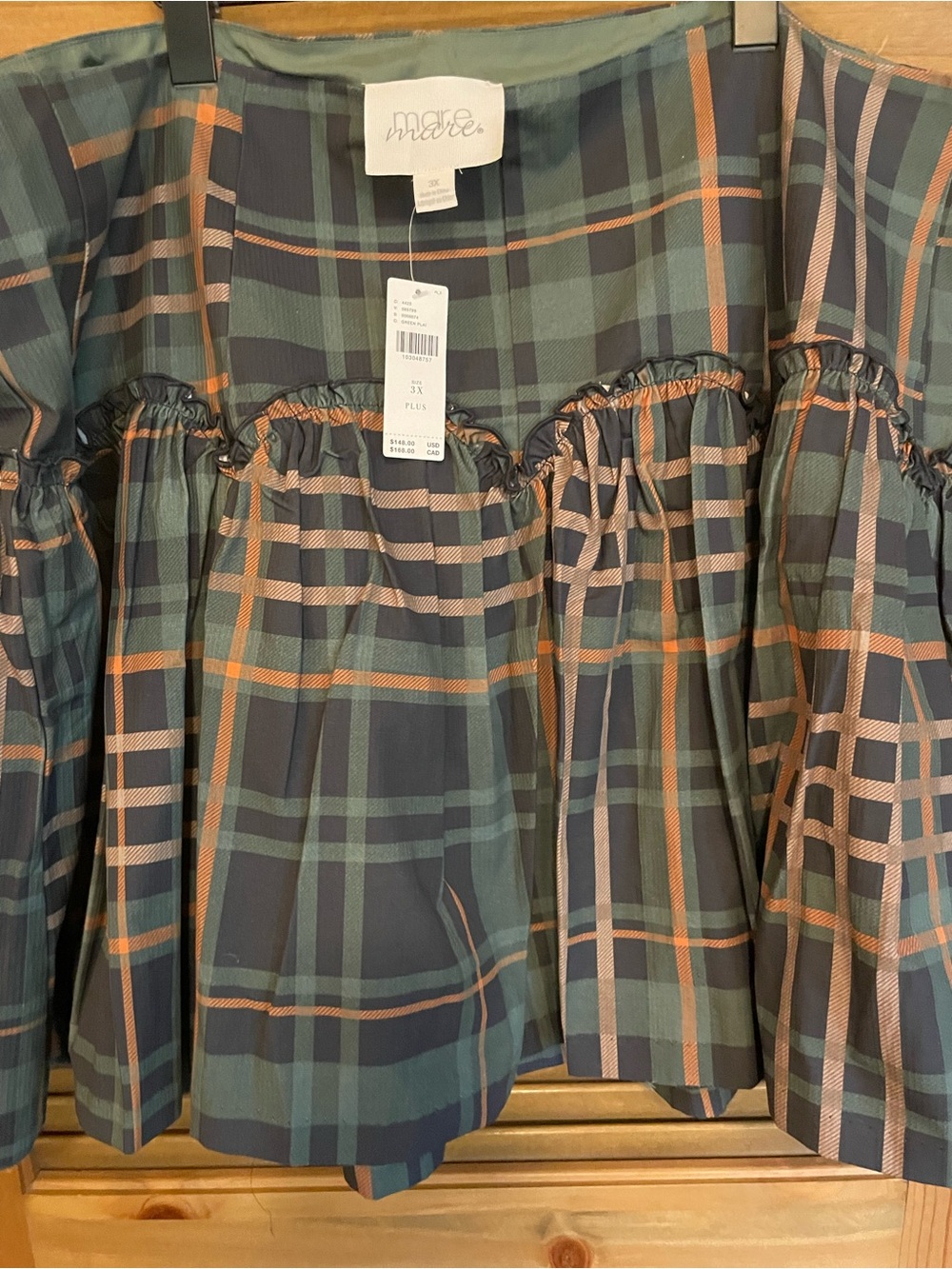 Mare Mare Plaid Skirt 3x
